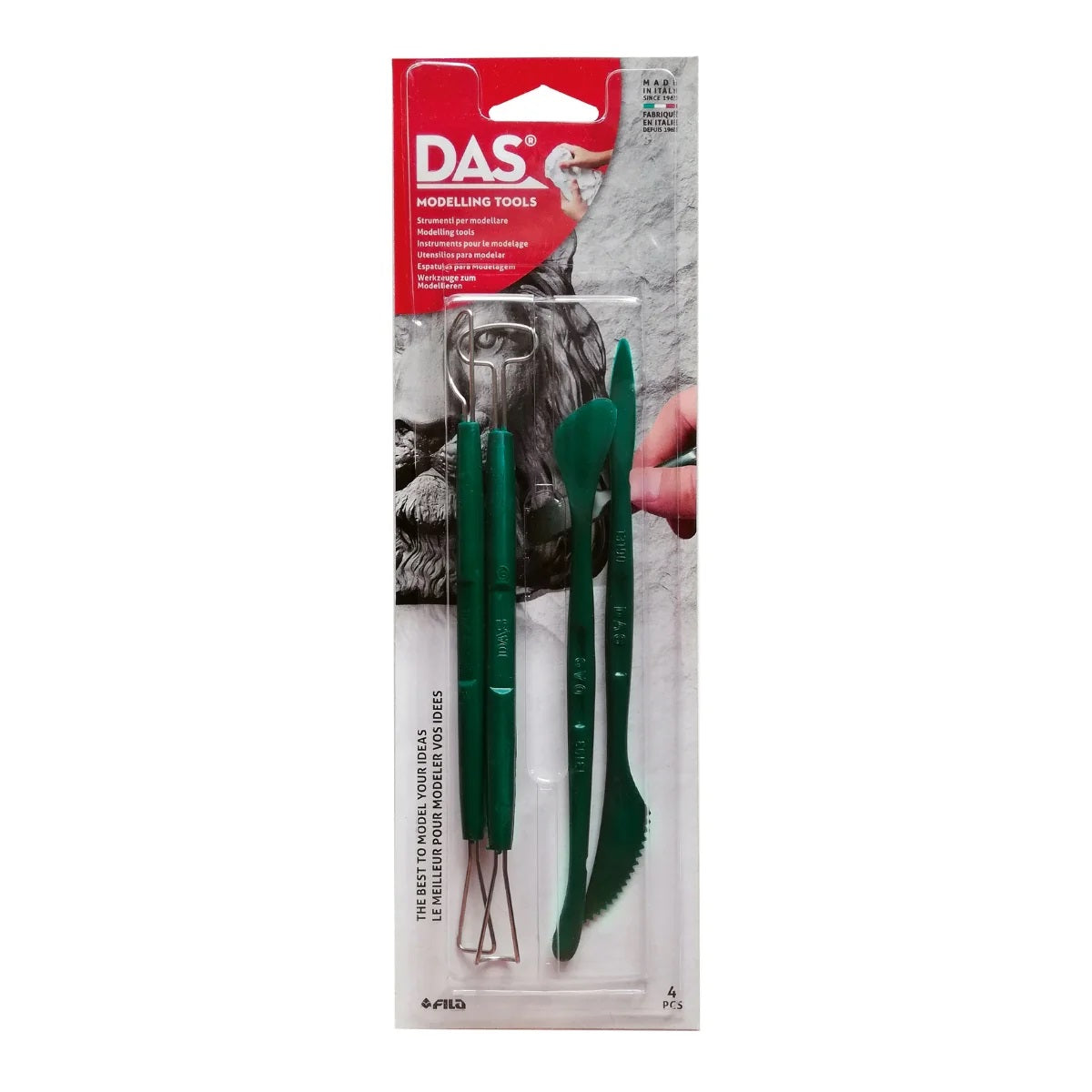 Buy Das Clay Spatulas & Trimming Tools Professional Set Of 4 | Yallatoys.com