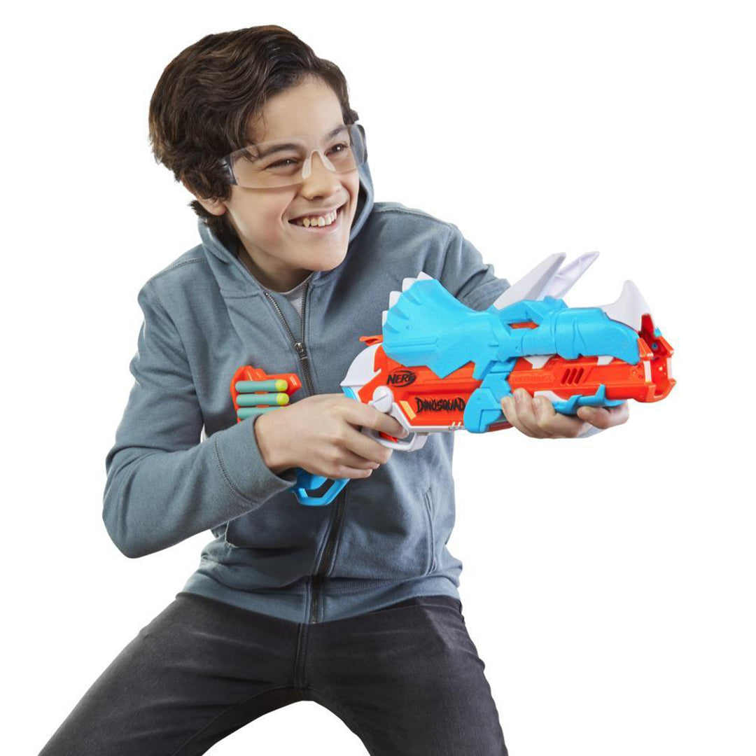 Buy Nerf Dino Squad Tricera-Blast Dart Blaster | Yallatoys.com