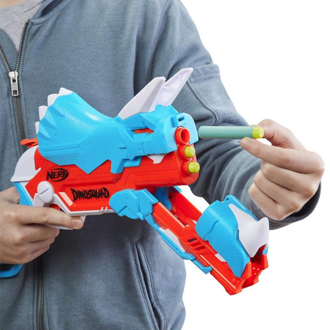 Buy Nerf Dino Squad Tricera-Blast Dart Blaster | Yallatoys.com