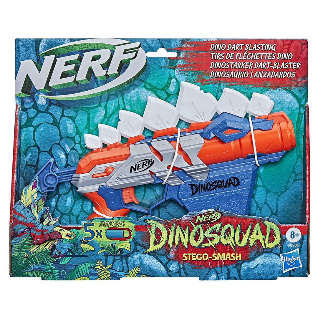 Buy Nerf Dino Squad Stego Smash Dart Blaster | Yallatoys.com