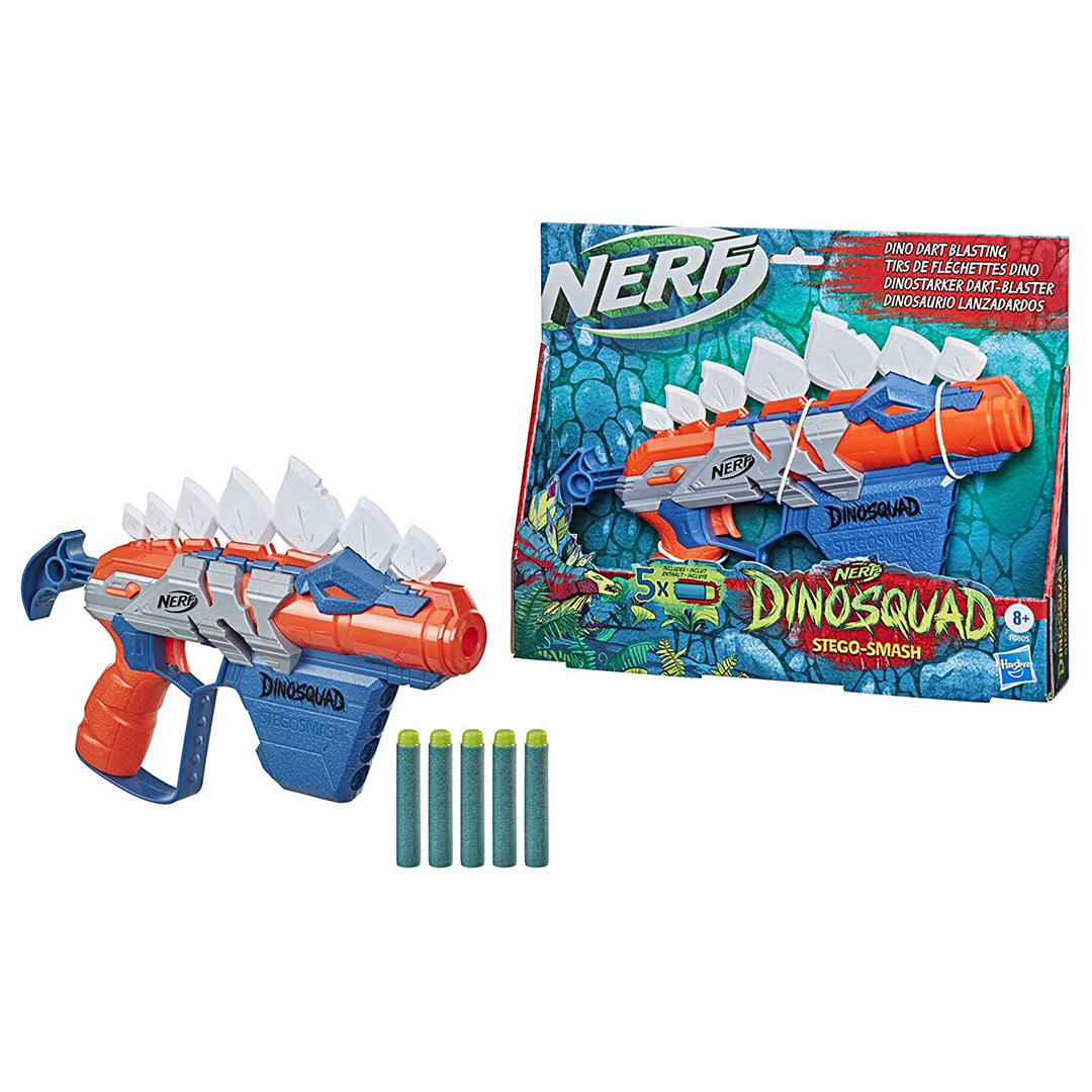 Buy Nerf Dino Squad Stego Smash Dart Blaster | Yallatoys.com