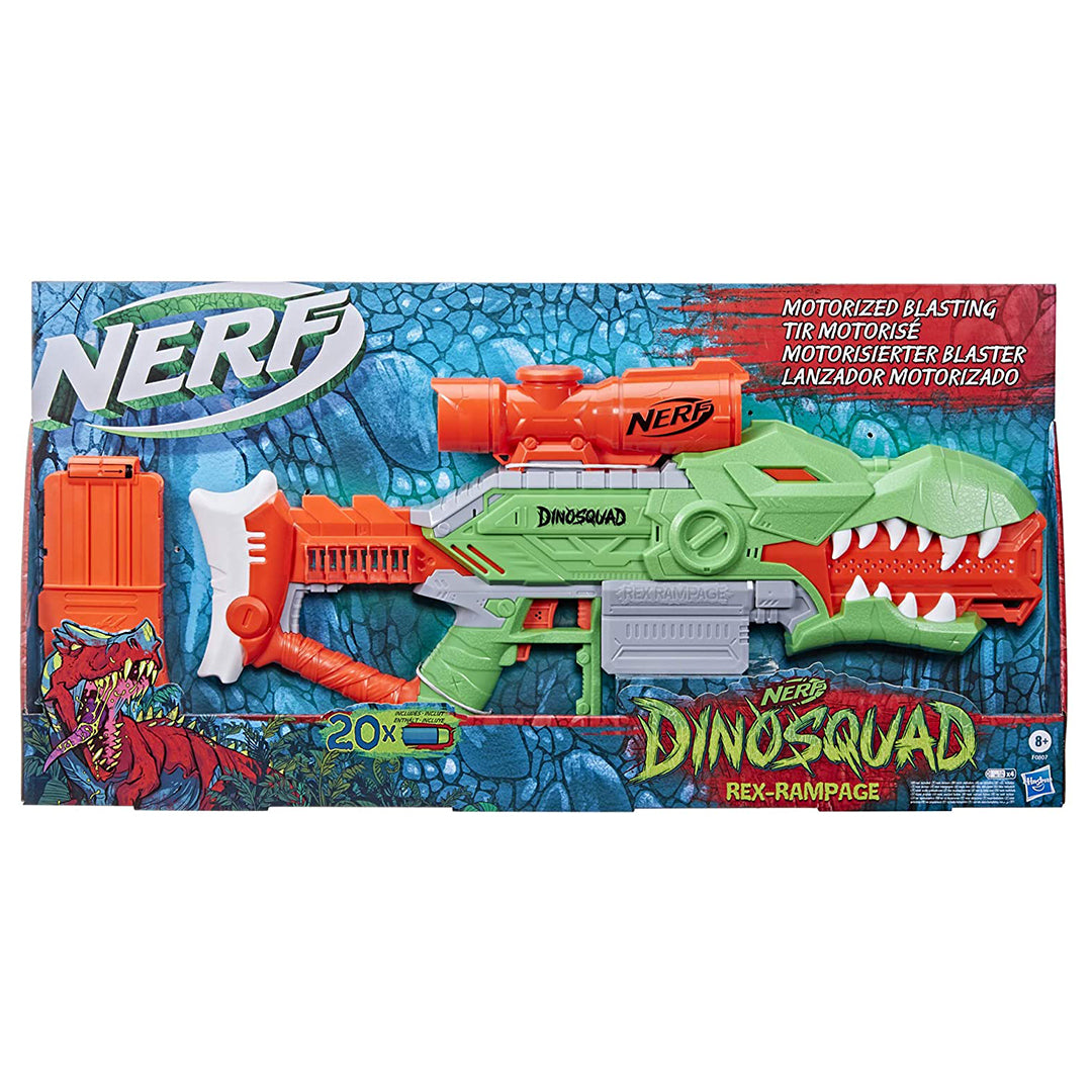 Buy Nerf Dino Squad Rex-Rampage Motorized Dart Blaster | Yallatoys.com