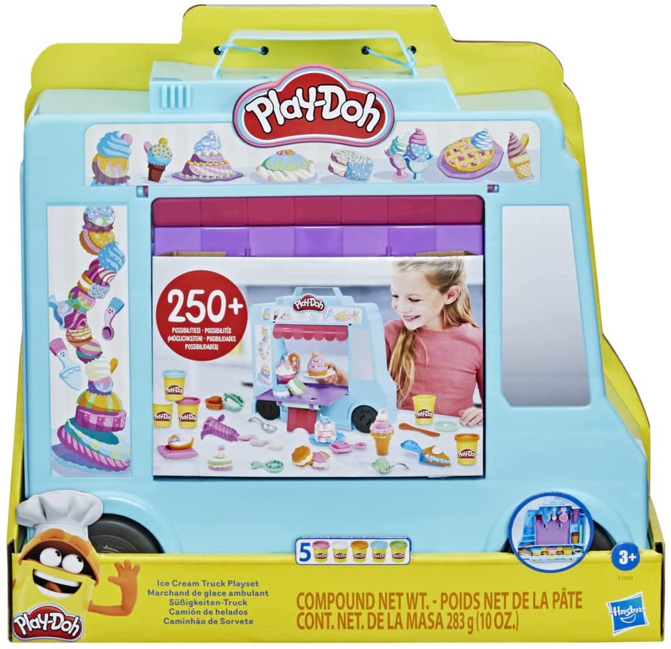 Buy Play Doh Town Ice Cream Truck Dough Play Set | Yallatoys.com