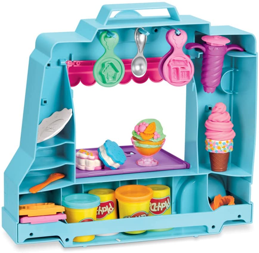 Buy Play Doh Town Ice Cream Truck Dough Play Set | Yallatoys.com