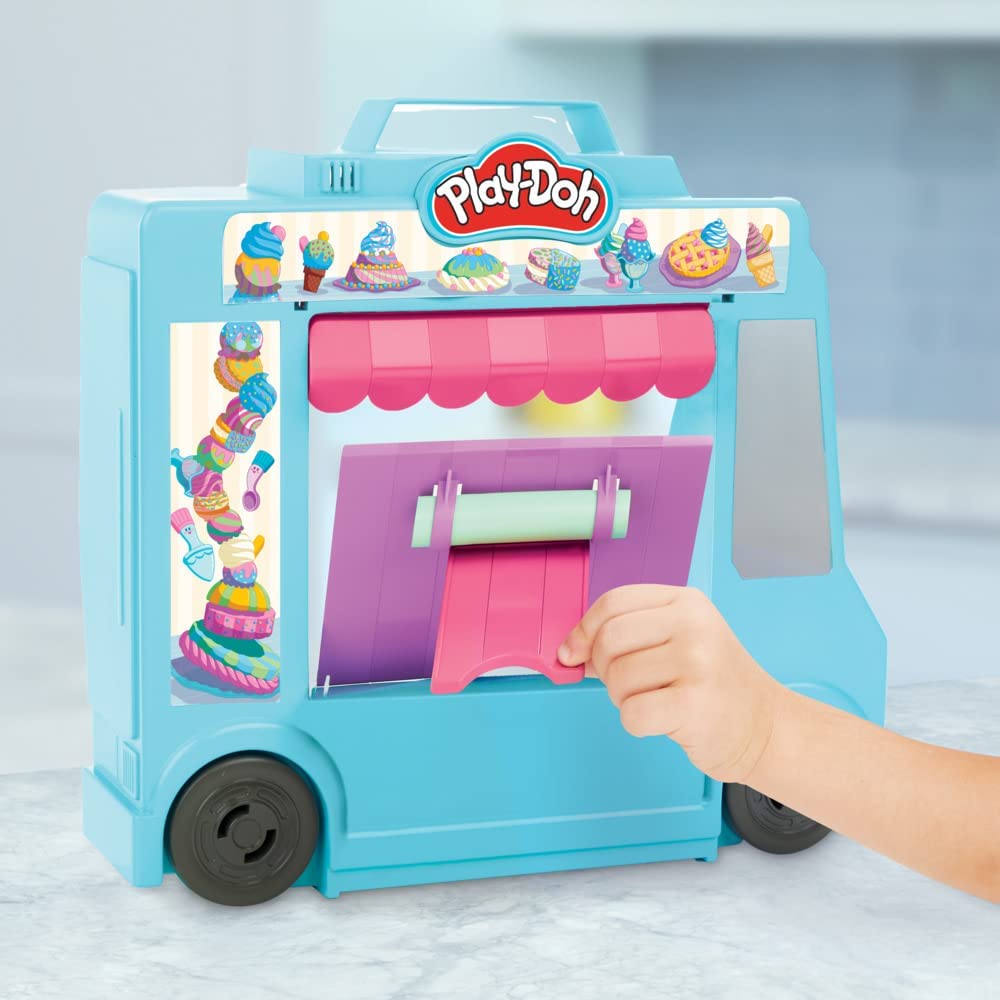 Buy Play Doh Town Ice Cream Truck Dough Play Set | Yallatoys.com