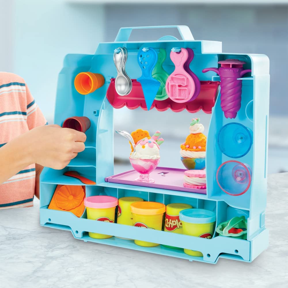 Buy Play Doh Town Ice Cream Truck Dough Play Set | Yallatoys.com