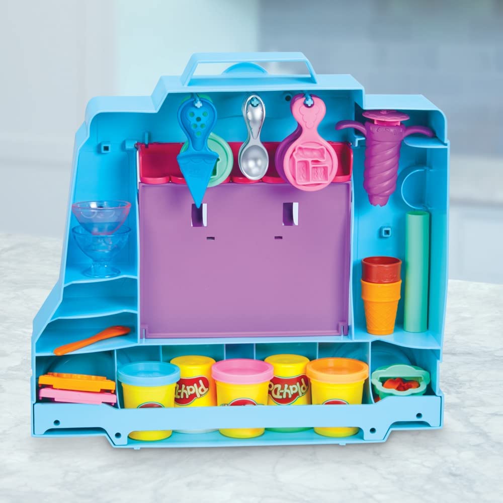Buy Play Doh Town Ice Cream Truck Dough Play Set | Yallatoys.com