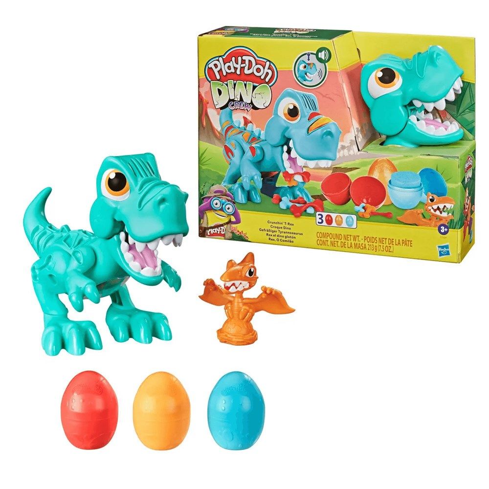 Buy Play Doh Crunchin Tyrannosaurus Dino Crew Toy for Kids | Yallatoys.com