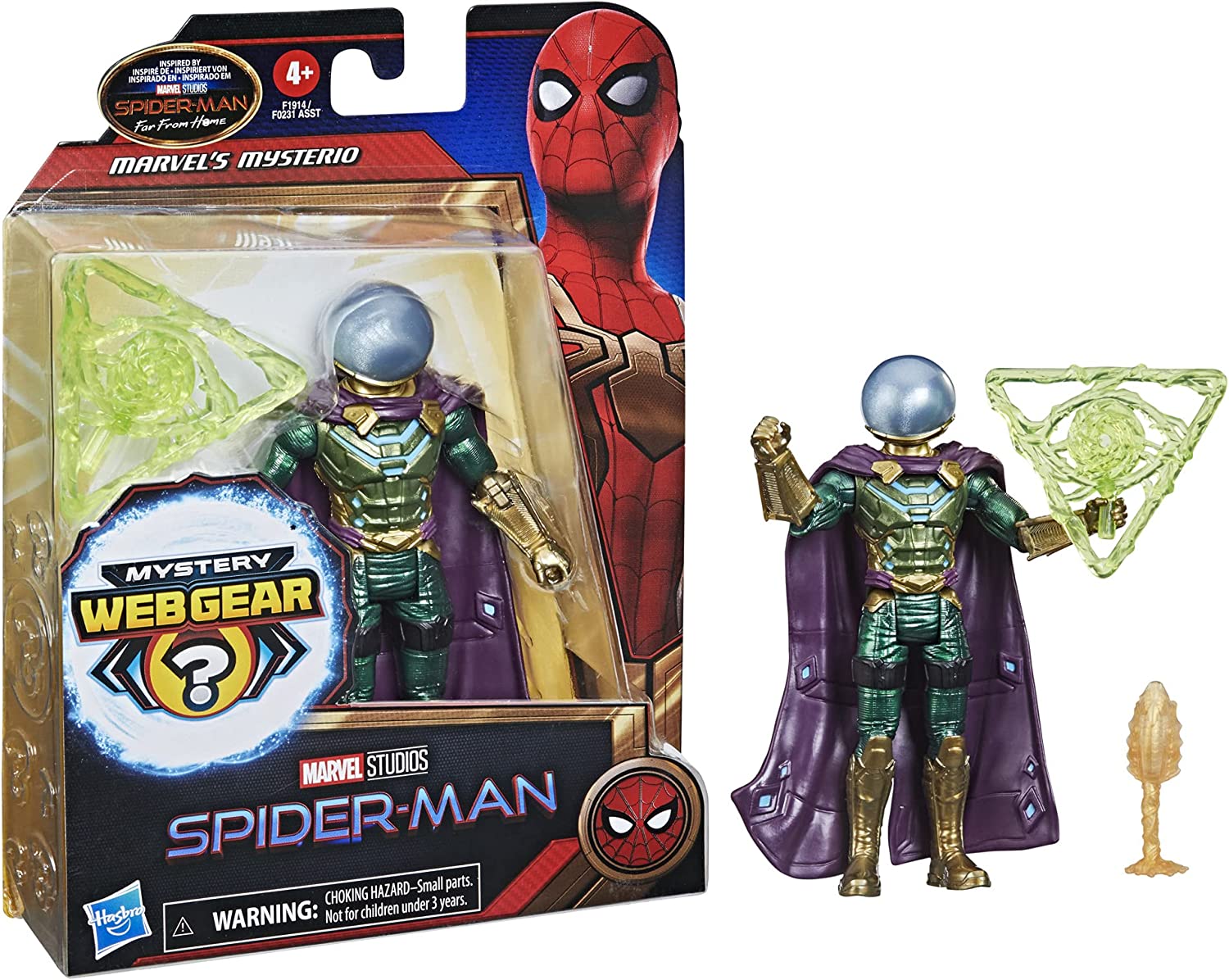Buy Spider Man Marvel 6inch Mystery Web Gear Marvel's Mysterio Action Figure | Yallatoys.com