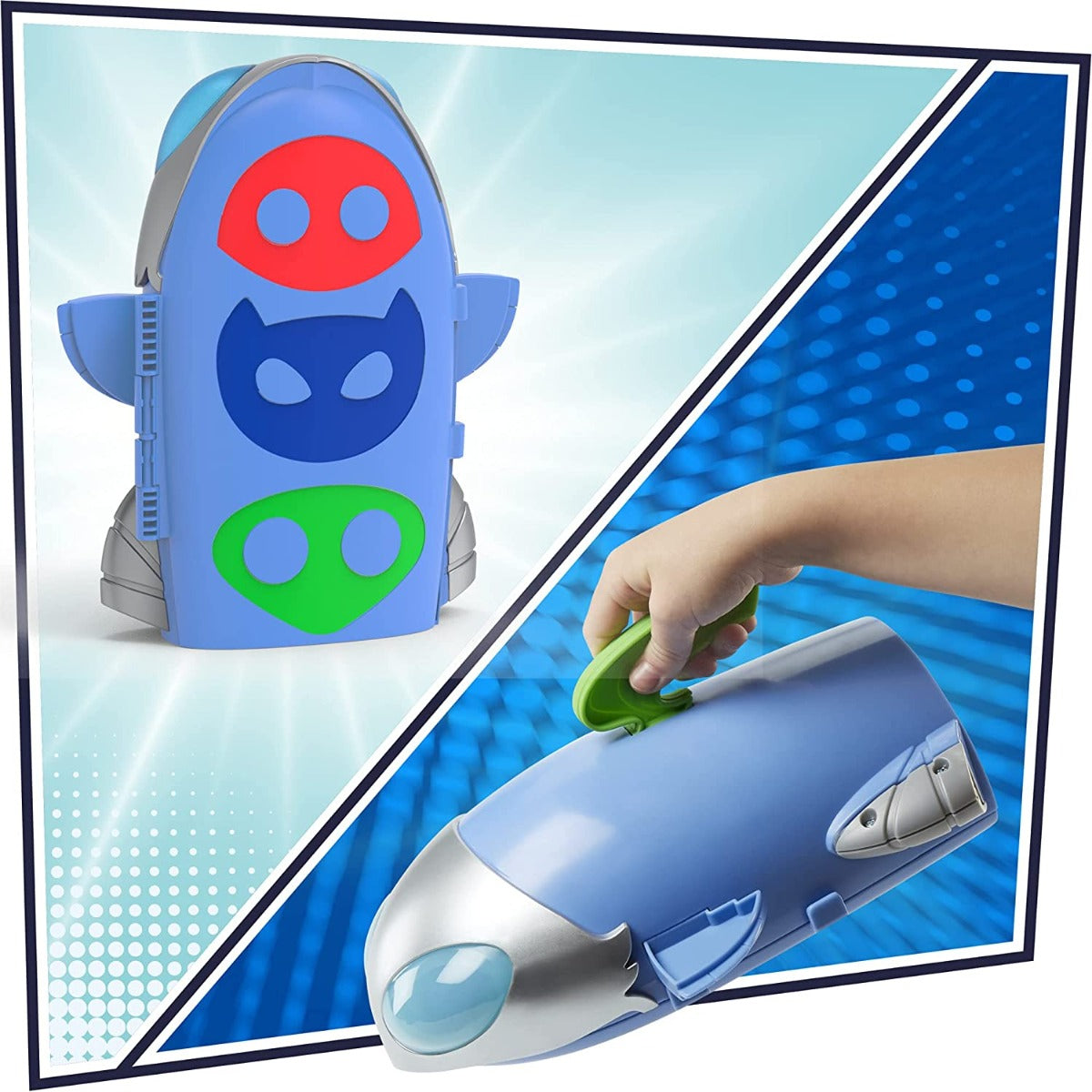 Buy PJ Masks 2 in 1 Headquarters and Rocket Playset | Yallatoys.com