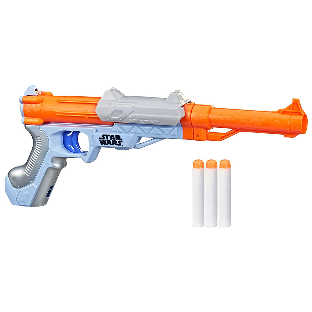 Buy Nerf Star Wars Blaster The Mandalorian Fires Darts, Breech Load, Priming Slide | Yallatoys.com