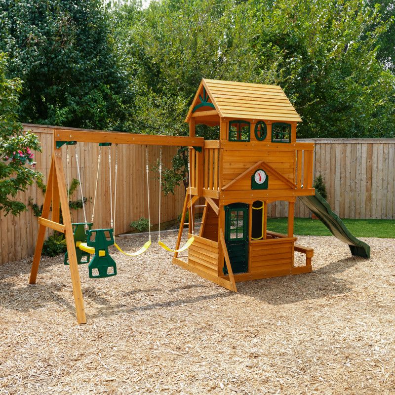 Buy Kidkraft Ashberry Wooden Swing Playground Sets | Yallatoys.com