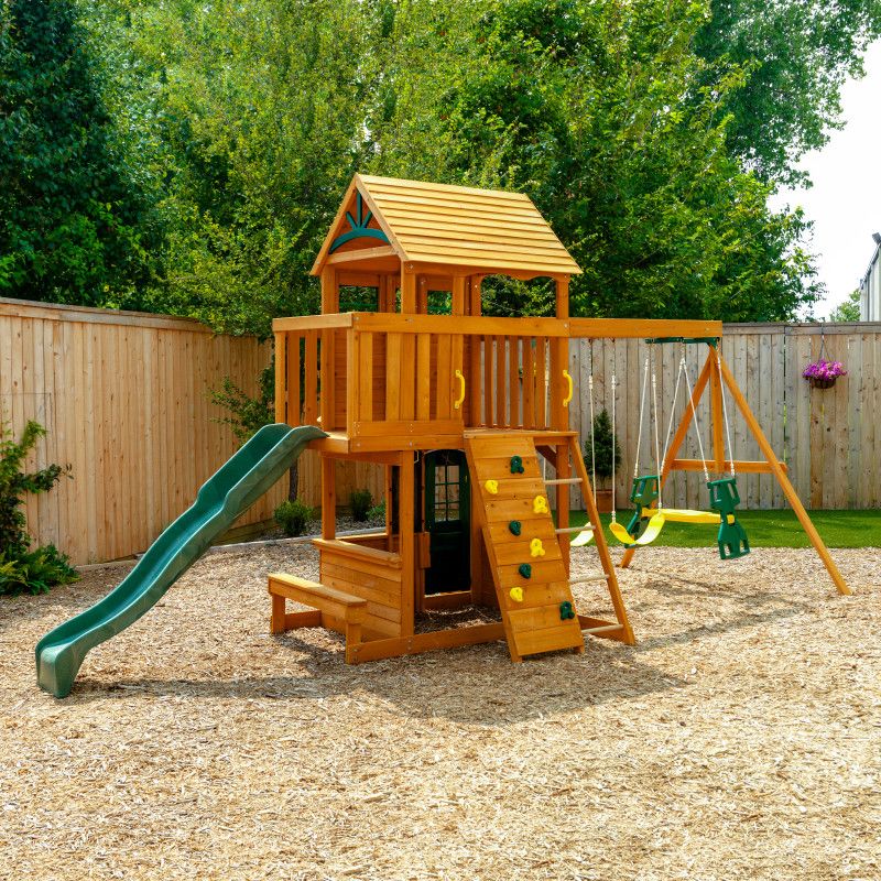 Buy Kidkraft Ashberry Wooden Swing Playground Sets | Yallatoys.com