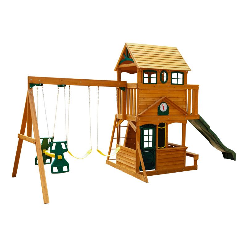 Buy Kidkraft Ashberry Wooden Swing Playground Sets | Yallatoys.com