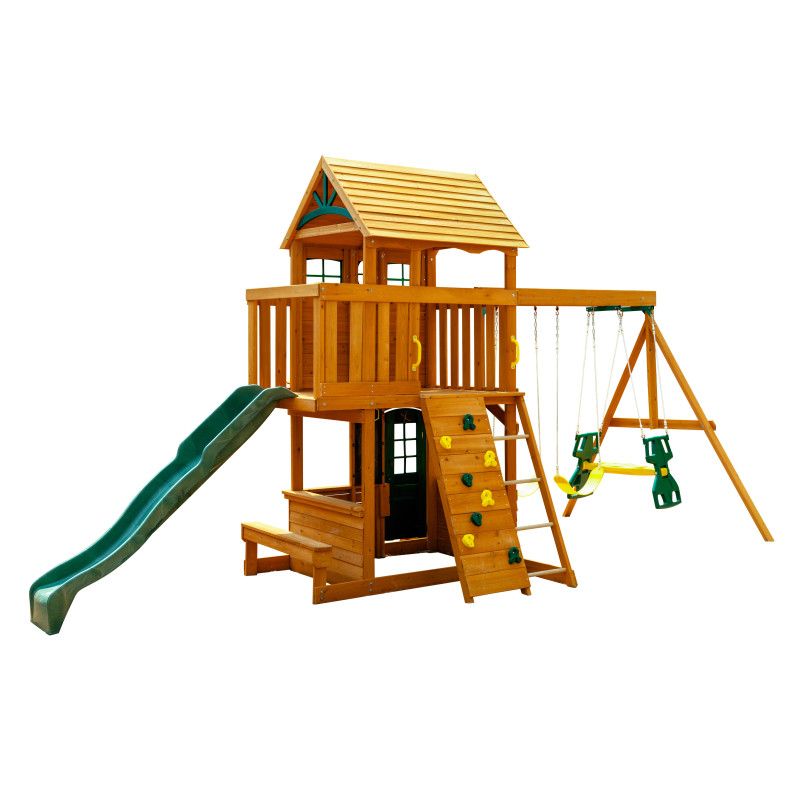 Buy Kidkraft Ashberry Wooden Swing Playground Sets | Yallatoys.com