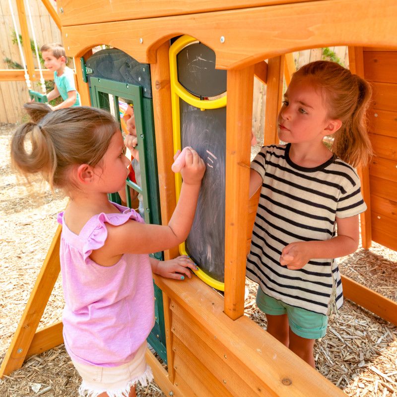 Buy Kidkraft Ashberry Wooden Swing Playground Sets | Yallatoys.com