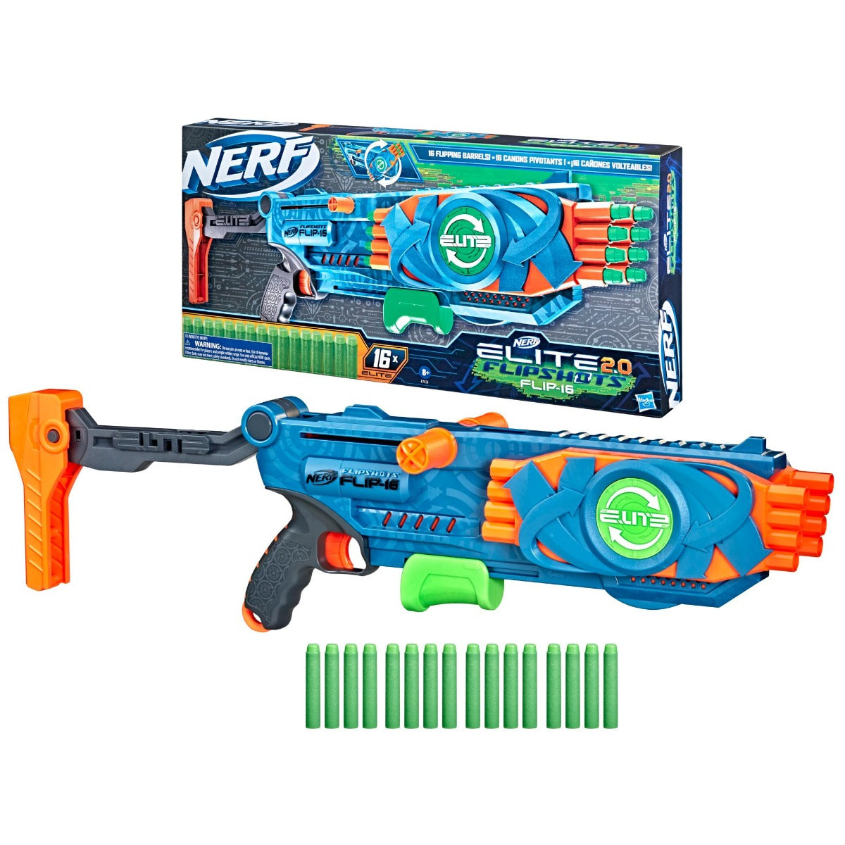 Buy Nerf Elite 2.0 Flipshots Flip 16 Blaster | Yallatoys.com