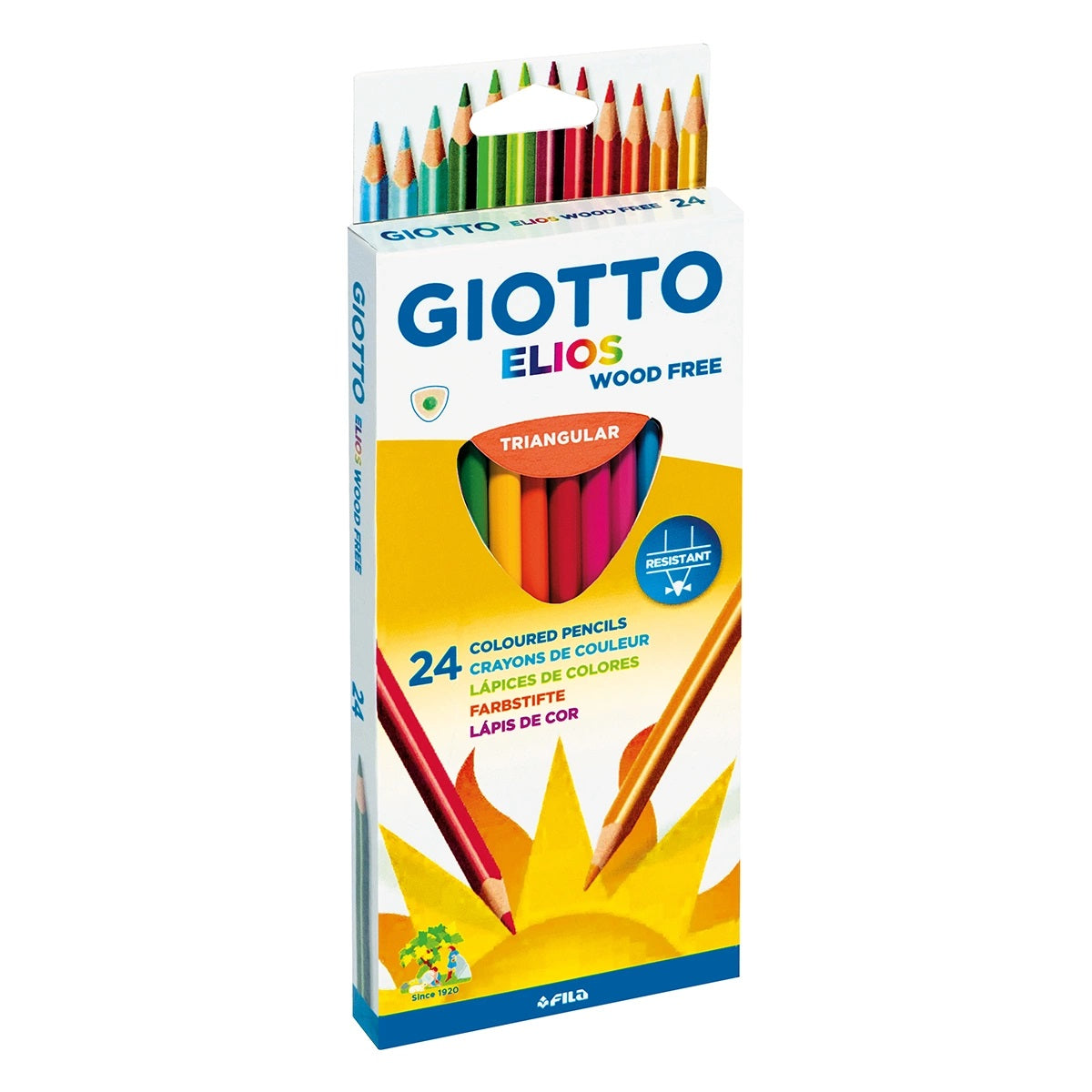 Buy Giotto Elios Colored Pencil Set Of 24pcs | Yallatoys.com