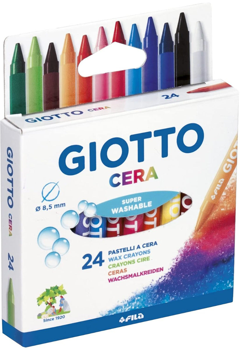 Buy Giotto Cera Wax Crayons 24pcs | Yallatoys.com