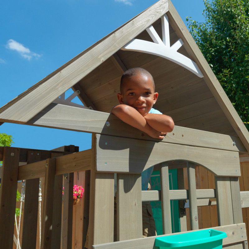 Buy Kidkraft Hampton Wooden Swing Playground Sets | Yallatoys.com