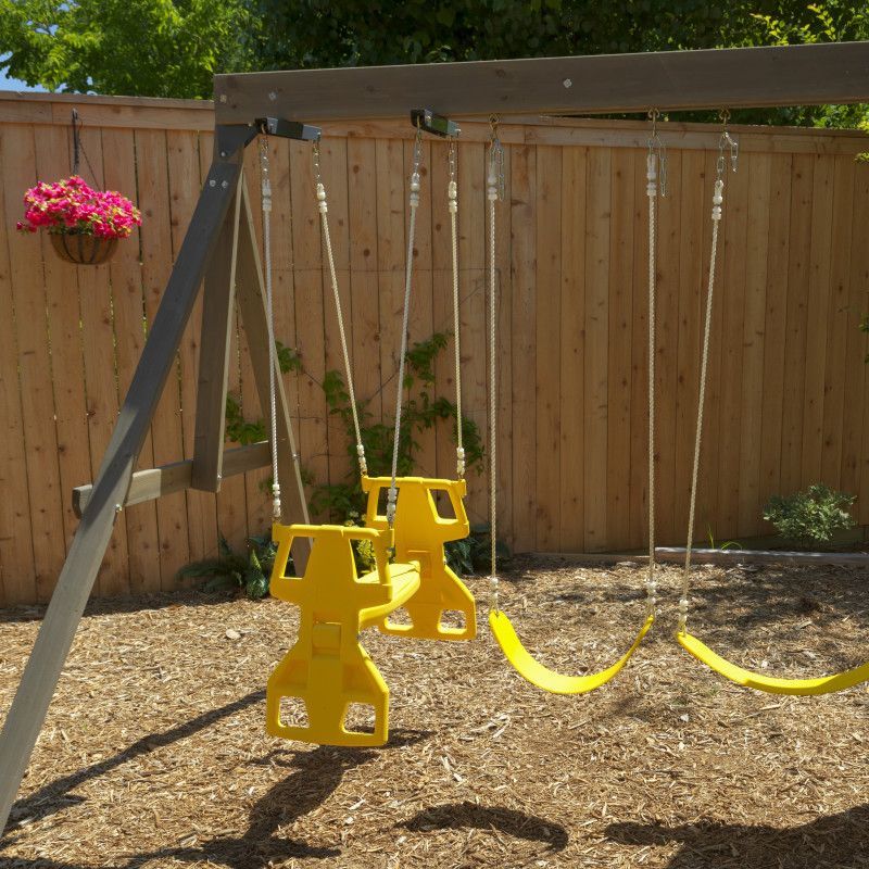 Buy Kidkraft Hampton Wooden Swing Playground Sets | Yallatoys.com