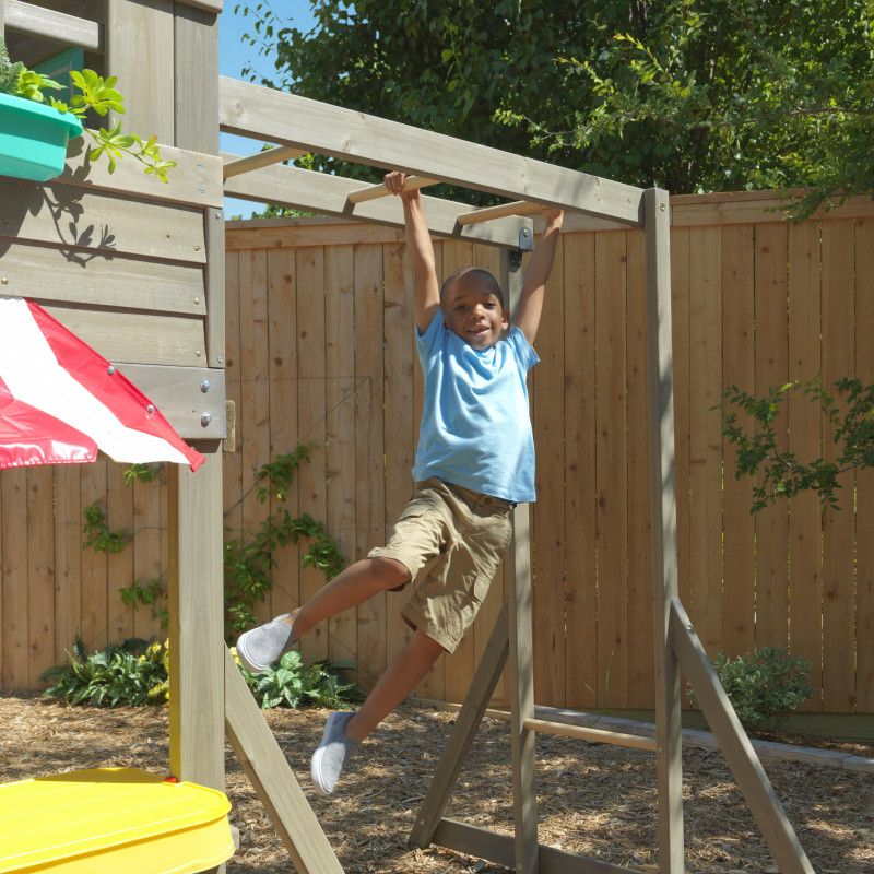 Buy Kidkraft Hampton Wooden Swing Playground Sets | Yallatoys.com
