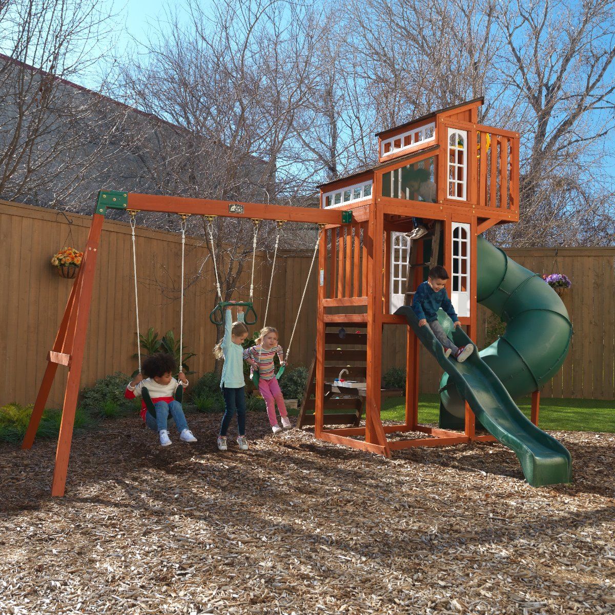 Buy Kidkraft Austin Playground Swing Set | Yallatoys.com