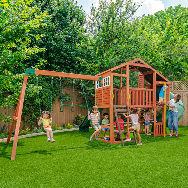 Buy Kidkraft Boulder Bluff 2 in 1 Wooden Playground Sets | Yallatoys.com