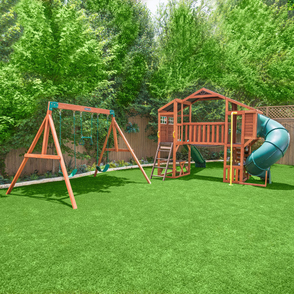 Buy Kidkraft Boulder Bluff 2 in 1 Wooden Playground Sets | Yallatoys.com