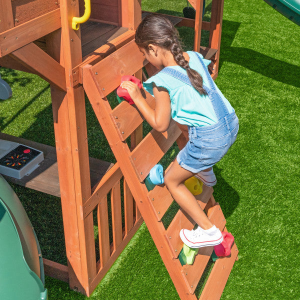 Buy Kidkraft Boulder Bluff 2 in 1 Wooden Playground Sets | Yallatoys.com
