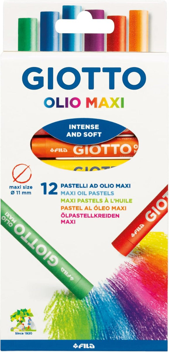 Buy Giotto Olio Fine Oil Pastel Jumbo Set Of 12pcs | Yallatoys.com