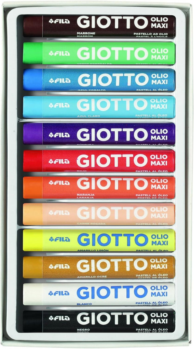 Buy Giotto Olio Fine Oil Pastel Jumbo Set Of 12pcs | Yallatoys.com