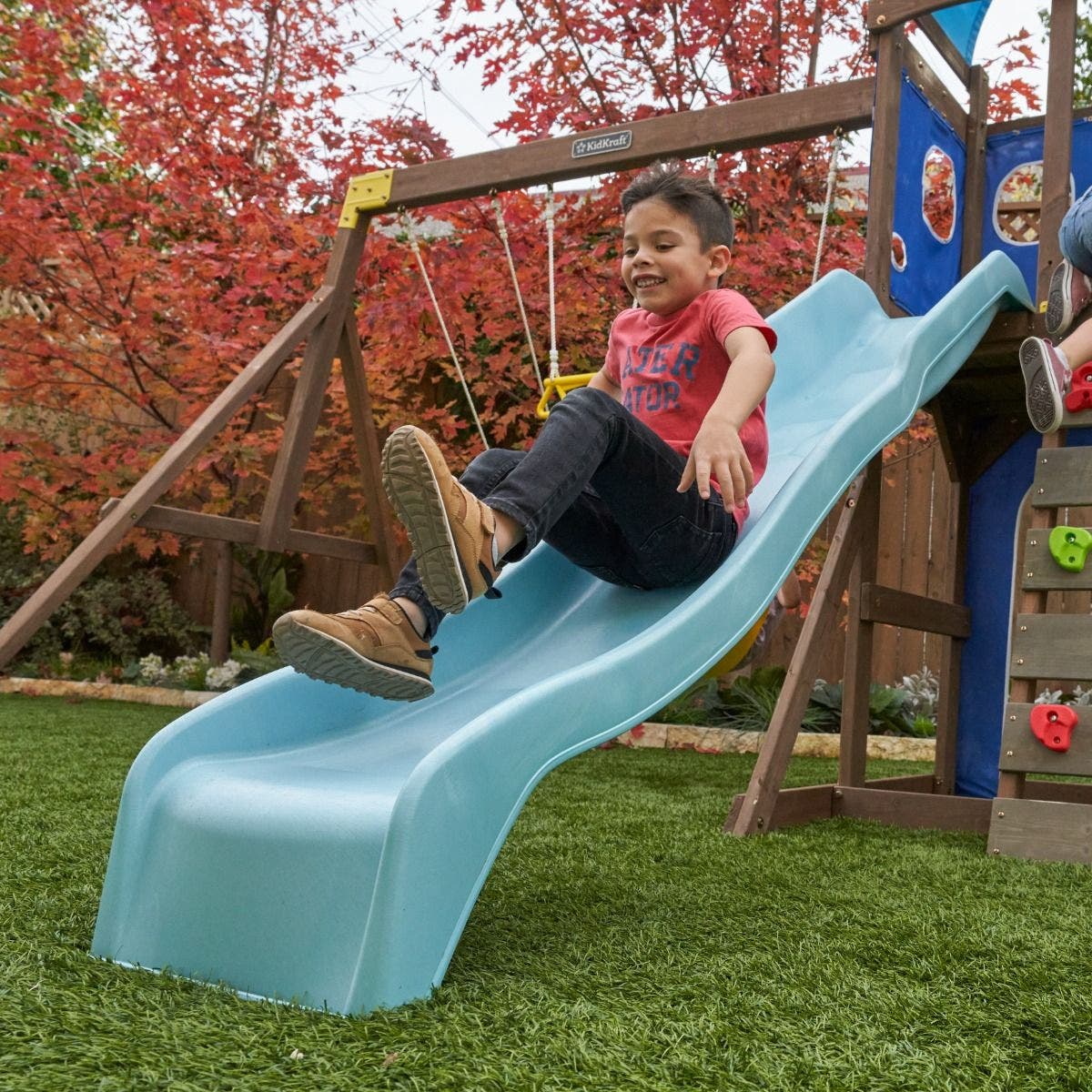 Buy Kidkraft Overlook Challenge Playground Swing Set | Yallatoys.com