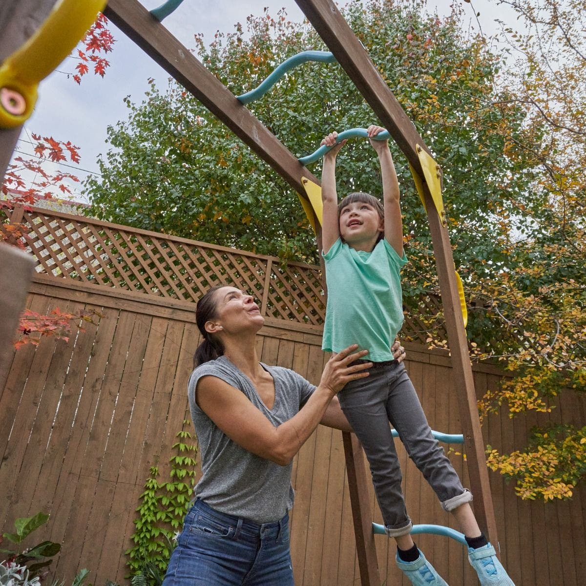 Buy Kidkraft Overlook Challenge Playground Swing Set | Yallatoys.com