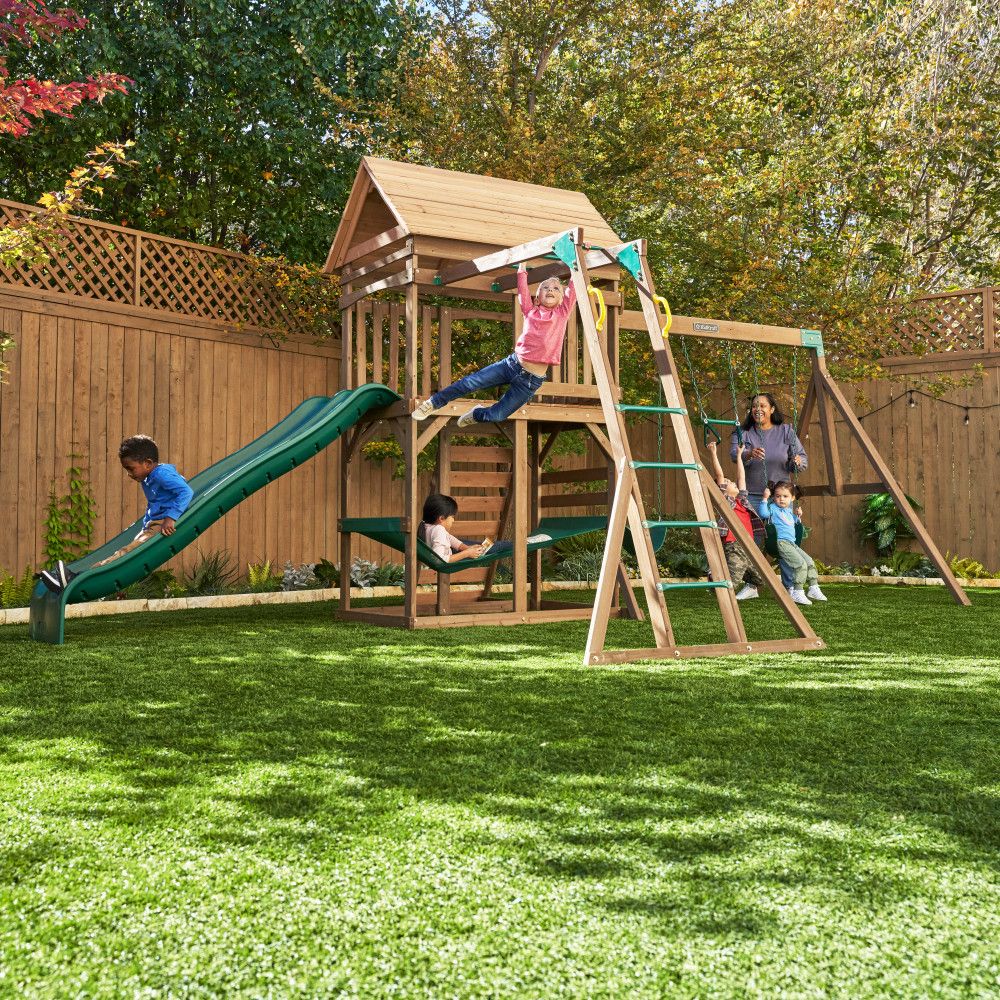Buy Kidkraft Spacious Skies Playground 5 in 1 Swing Set | Yallatoys.com