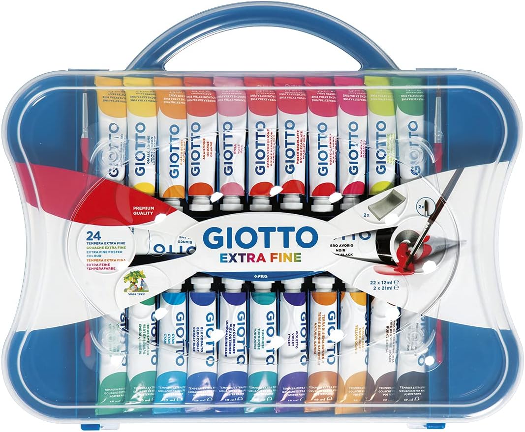 Buy Giotto Tempera Paint Tube 12ml 22pcs | Yallatoys.com