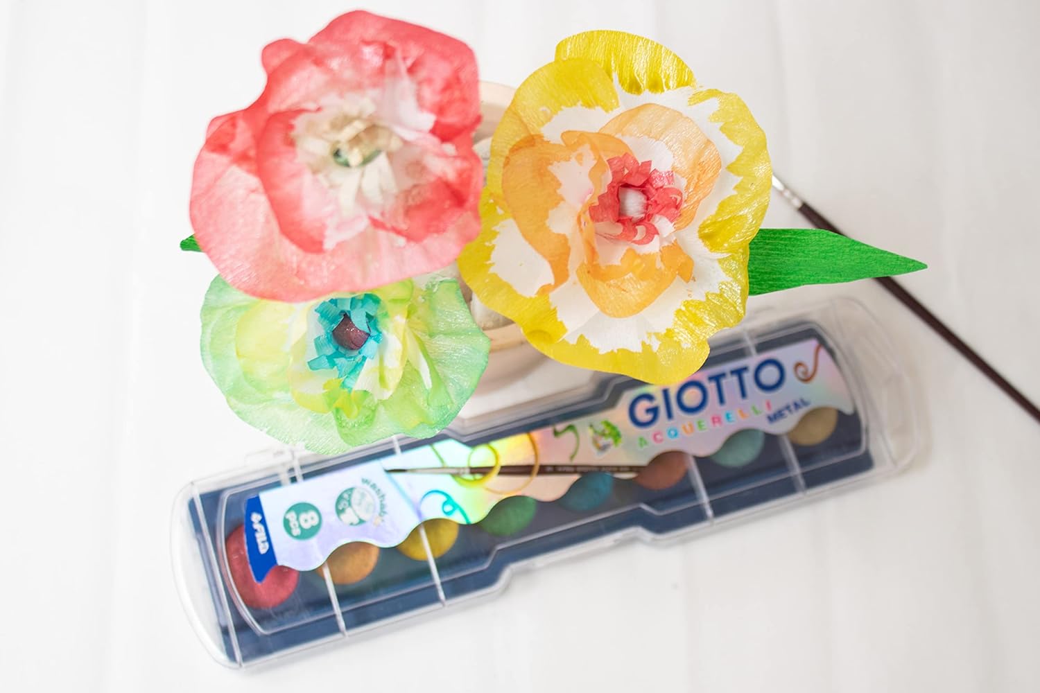 Buy Giotto Watercolor Blocks & Brush Set of 8 | Yallatoys.com