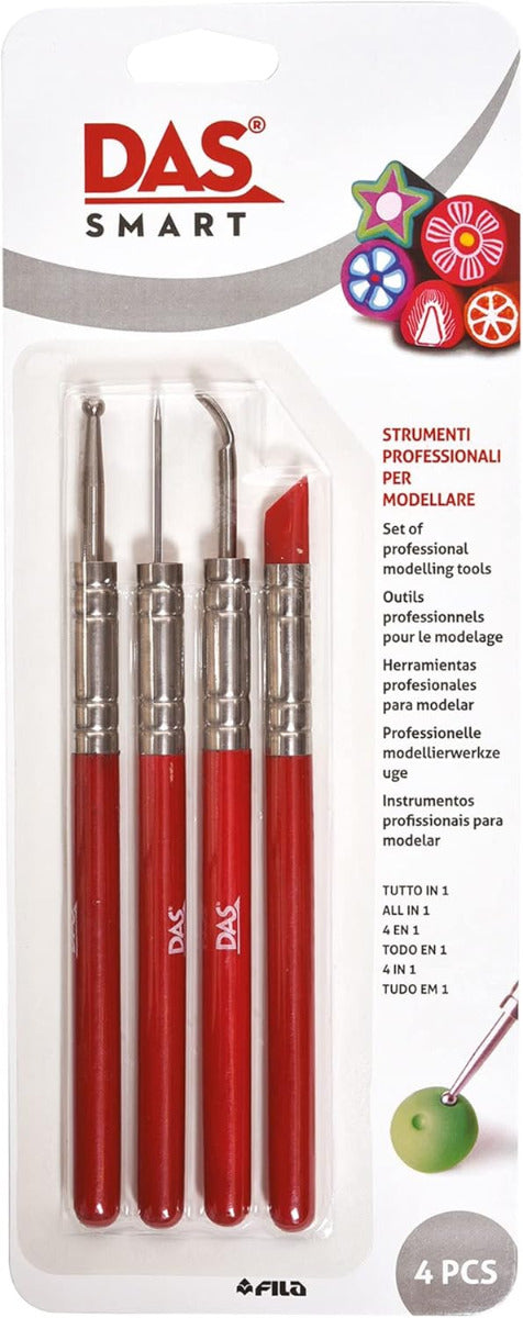 Buy Das Smart Professional Clay Tools Blister 4pcs (Sold Separately Subject To Availability) | Yallatoys.com