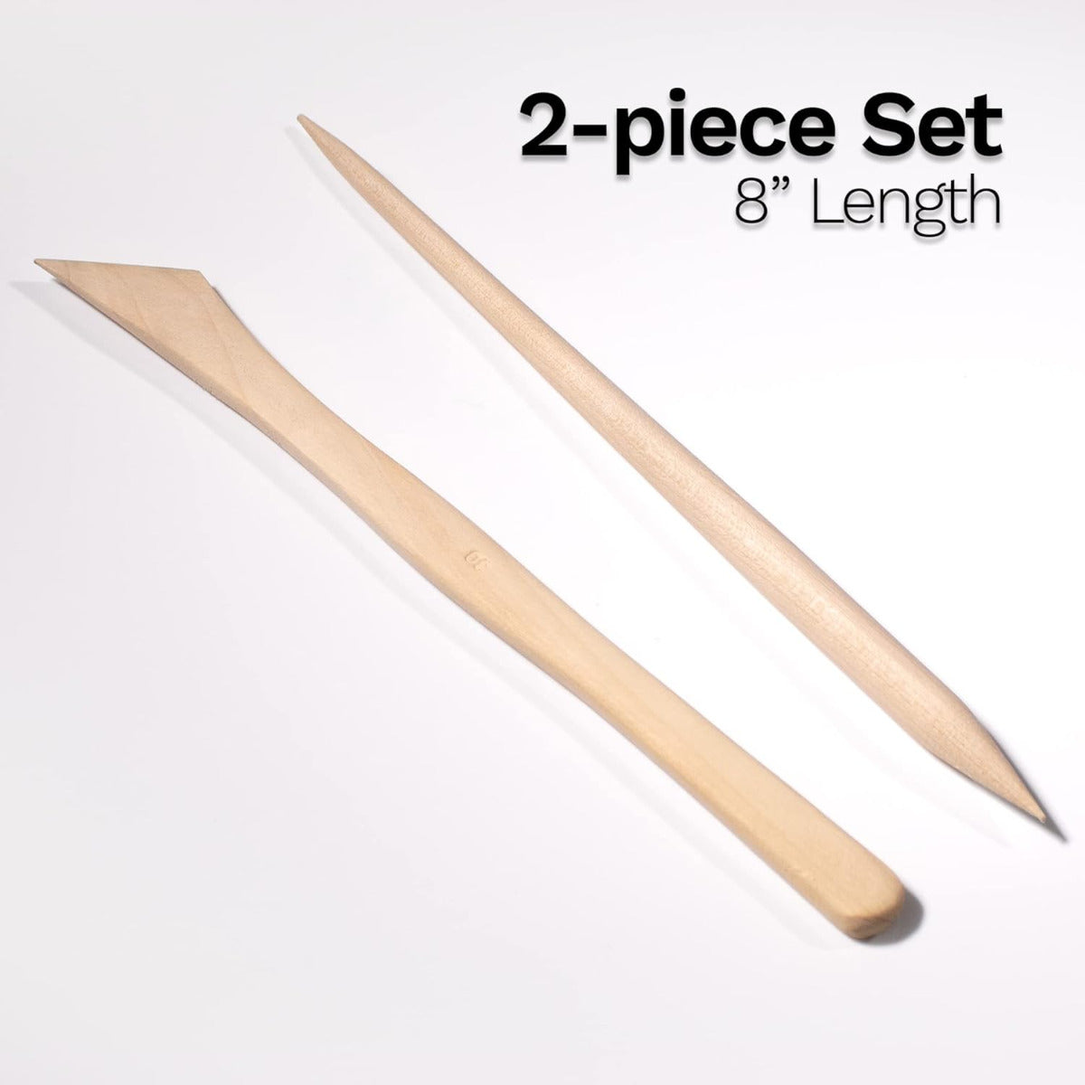 Buy Das Clay Wooden Spatulas Blister Card 2pcs | Yallatoys.com