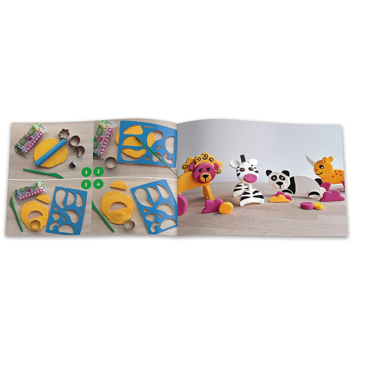 Buy Das Giotto Junior Art Clay Lab Jungle Friends | Yallatoys.com