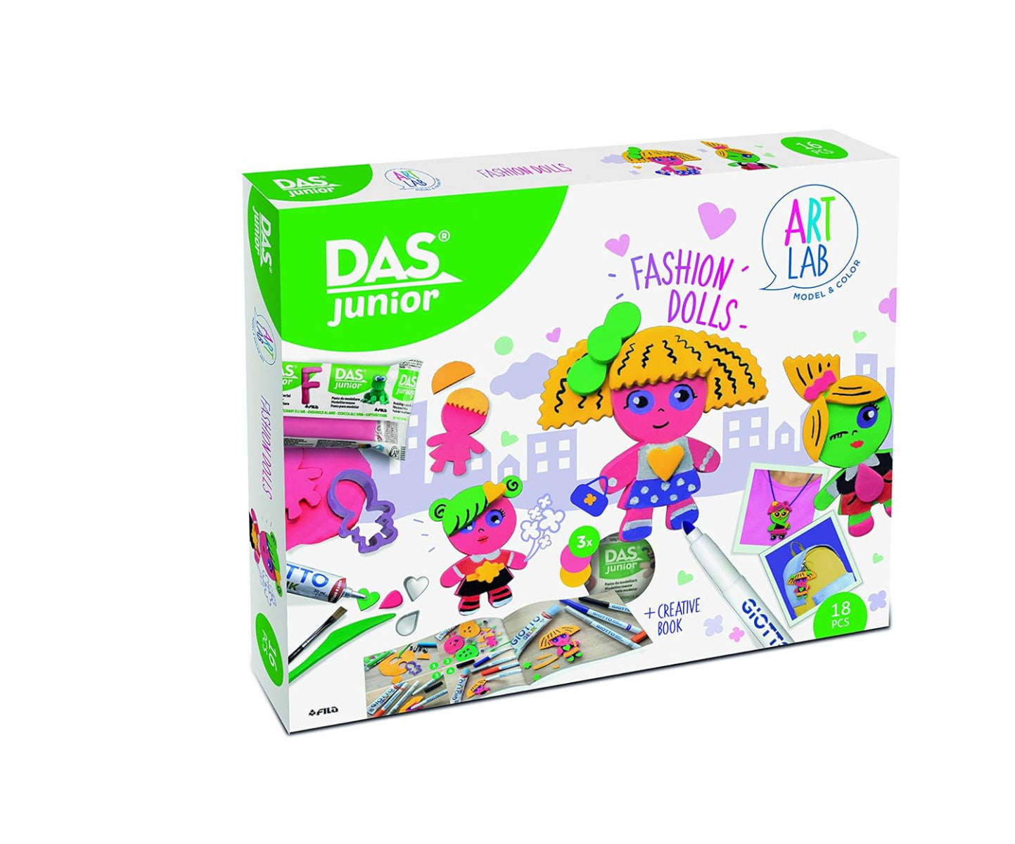 Buy Das Junior Art Clay Lab Fashion Dolls | Yallatoys.com