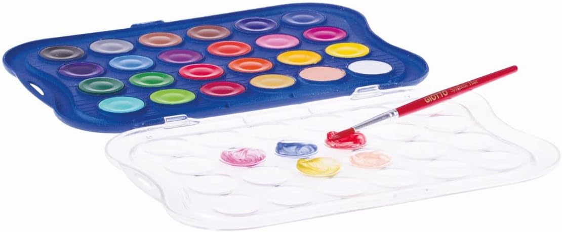 Buy Giotto Watercolor Blocks & Brush Set of 24 | Yallatoys.com