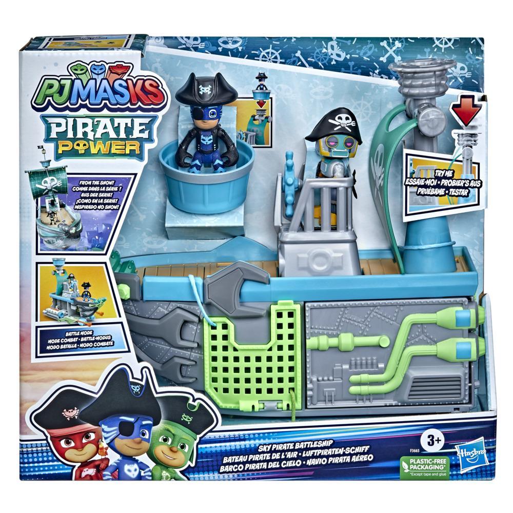 Buy PJ Masks Sky Pirate Battleship Preschool Toy Vehicle Playset | Yallatoys.com