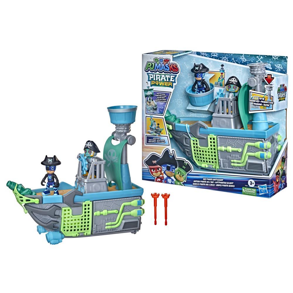 Buy PJ Masks Sky Pirate Battleship Preschool Toy Vehicle Playset | Yallatoys.com