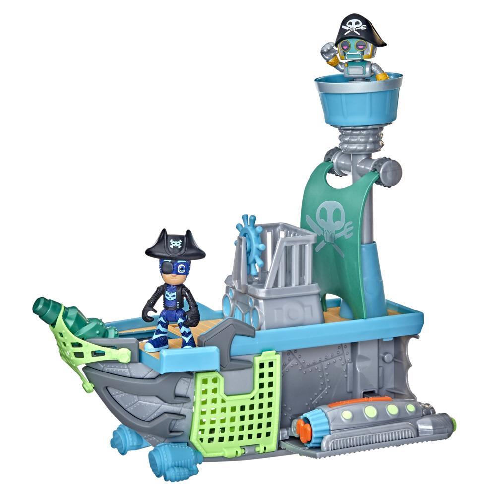 Buy PJ Masks Sky Pirate Battleship Preschool Toy Vehicle Playset | Yallatoys.com