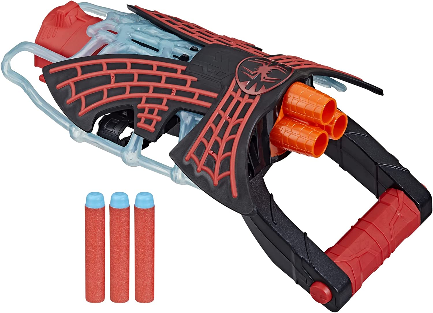 Buy Nerf Spider Man Verse Web Dart Blaster Miles Morales Tri-Shot | Yallatoys.com