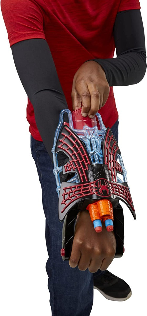 Buy Nerf Spider Man Verse Web Dart Blaster Miles Morales Tri-Shot | Yallatoys.com
