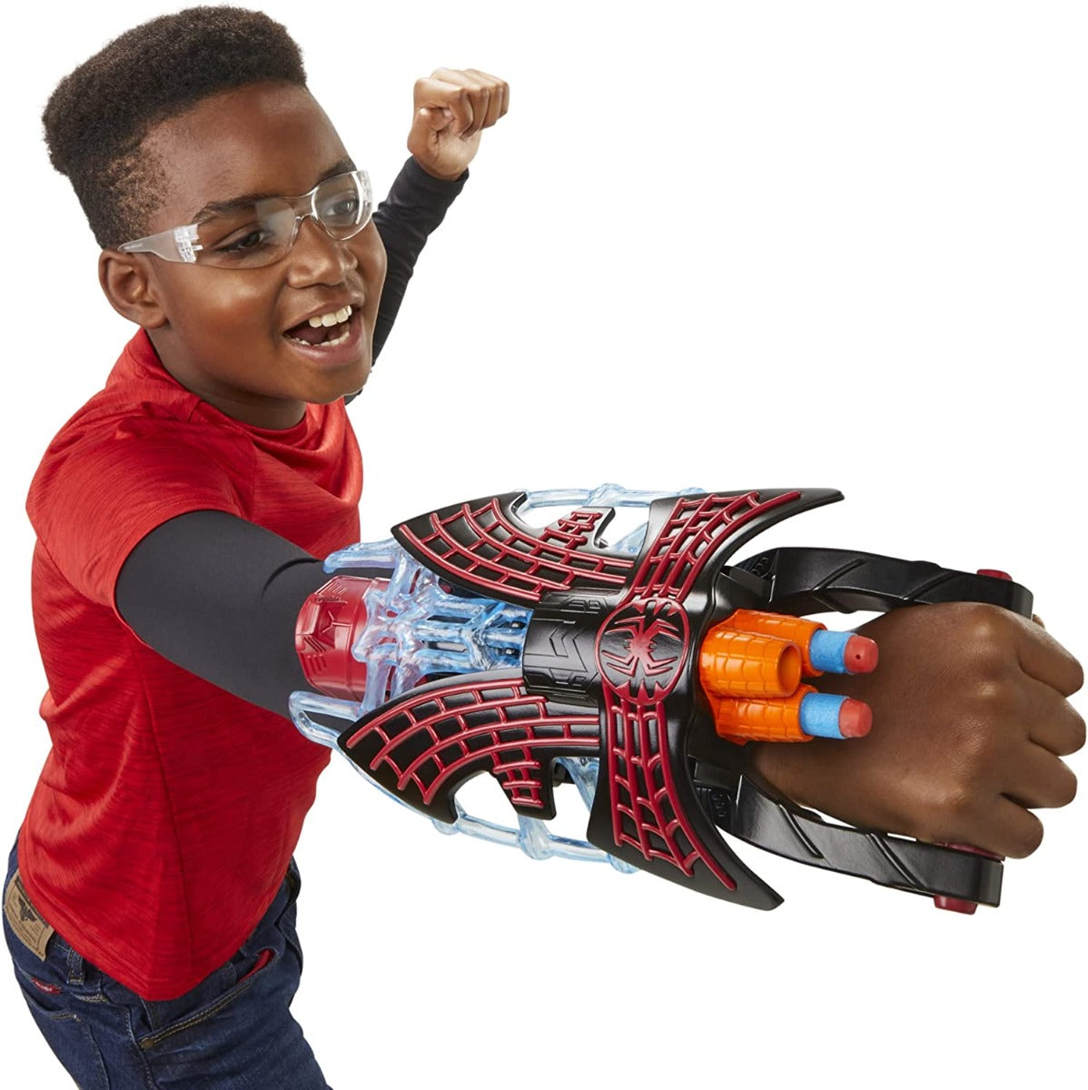 Buy Nerf Spider Man Verse Web Dart Blaster Miles Morales Tri-Shot | Yallatoys.com