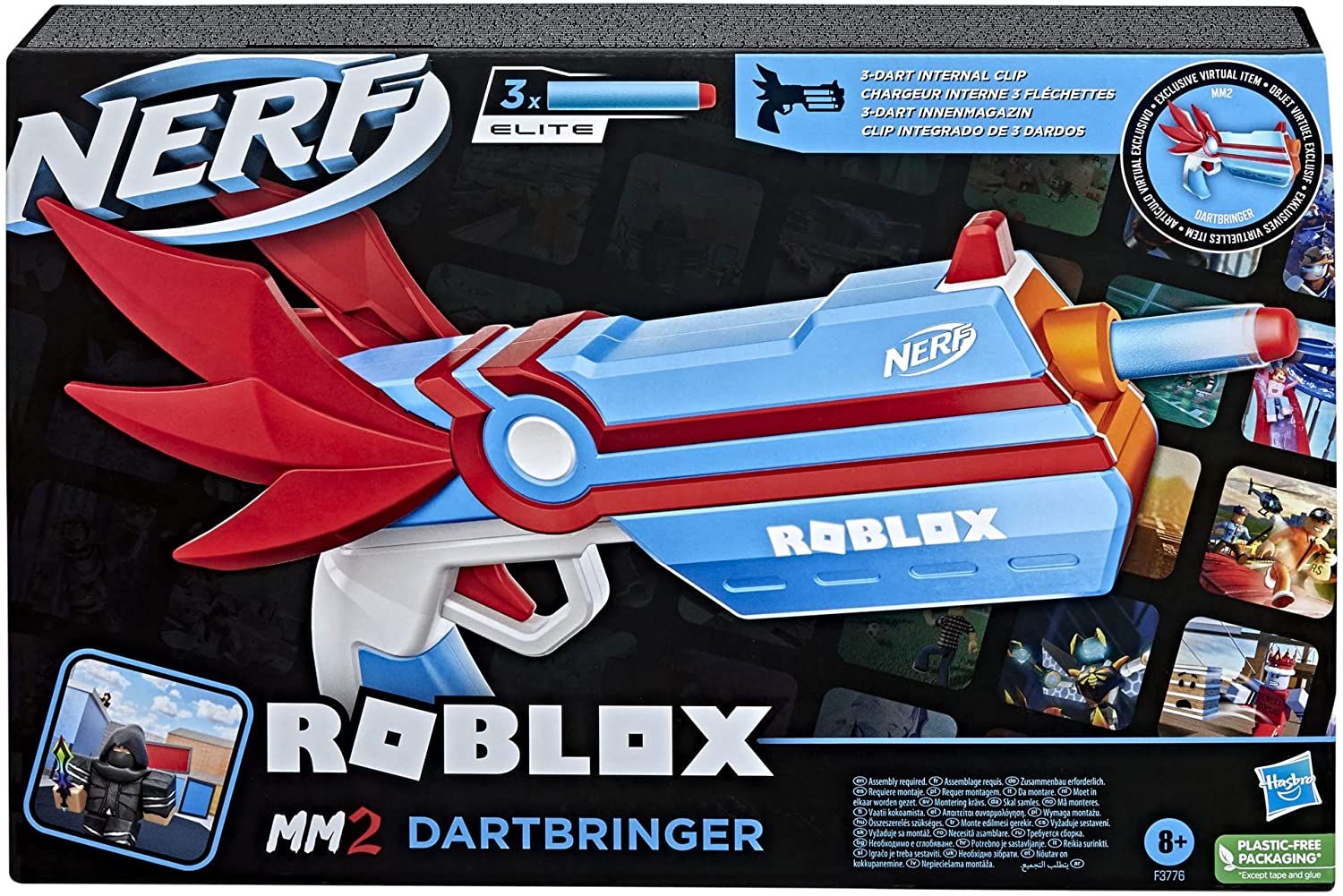 Buy Nerf Roblox MM2 Dartbringer LOB Angel With 3 Elite Darts | Yallatoys.com