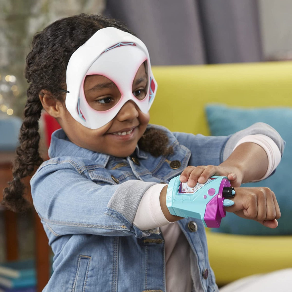 Buy Spider Man Swift Web Shot Slinger Mask and Blaster (Sold Separately Subject to Availability) | Yallatoys.com